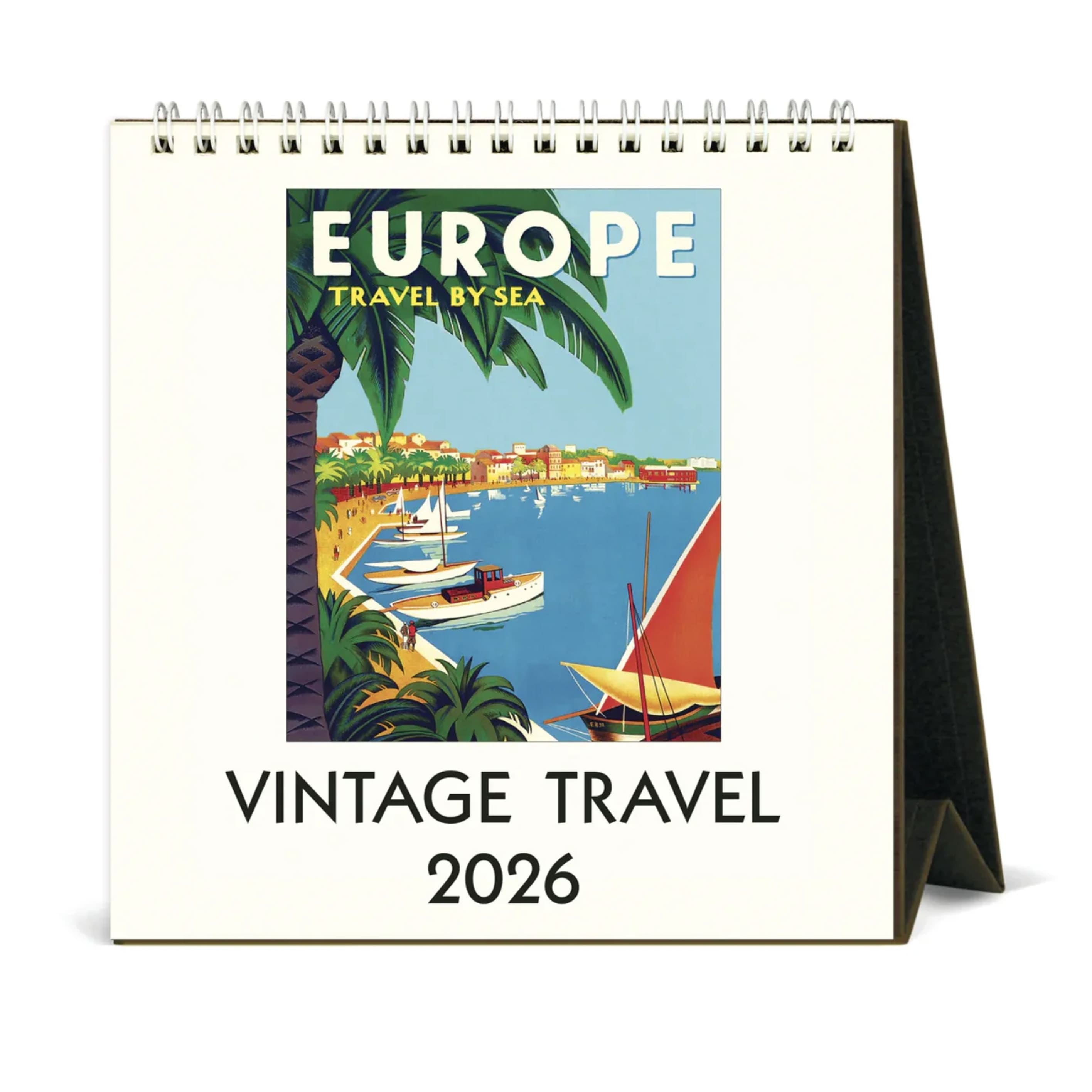 2026 Desk Calendar | Vintage Travels | Cavallini & Co.