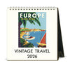 2026 Desk Calendar | Vintage Travels | Cavallini & Co.