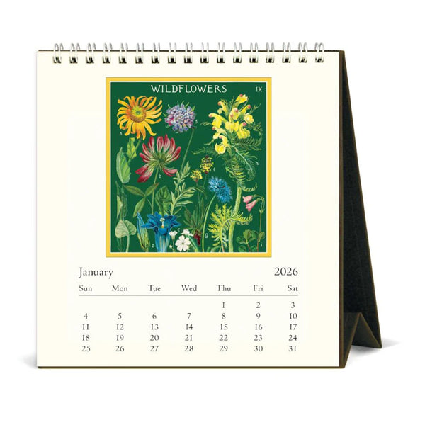 2026 Desk Calendar | Wildflowers | Cavallini & Co.
