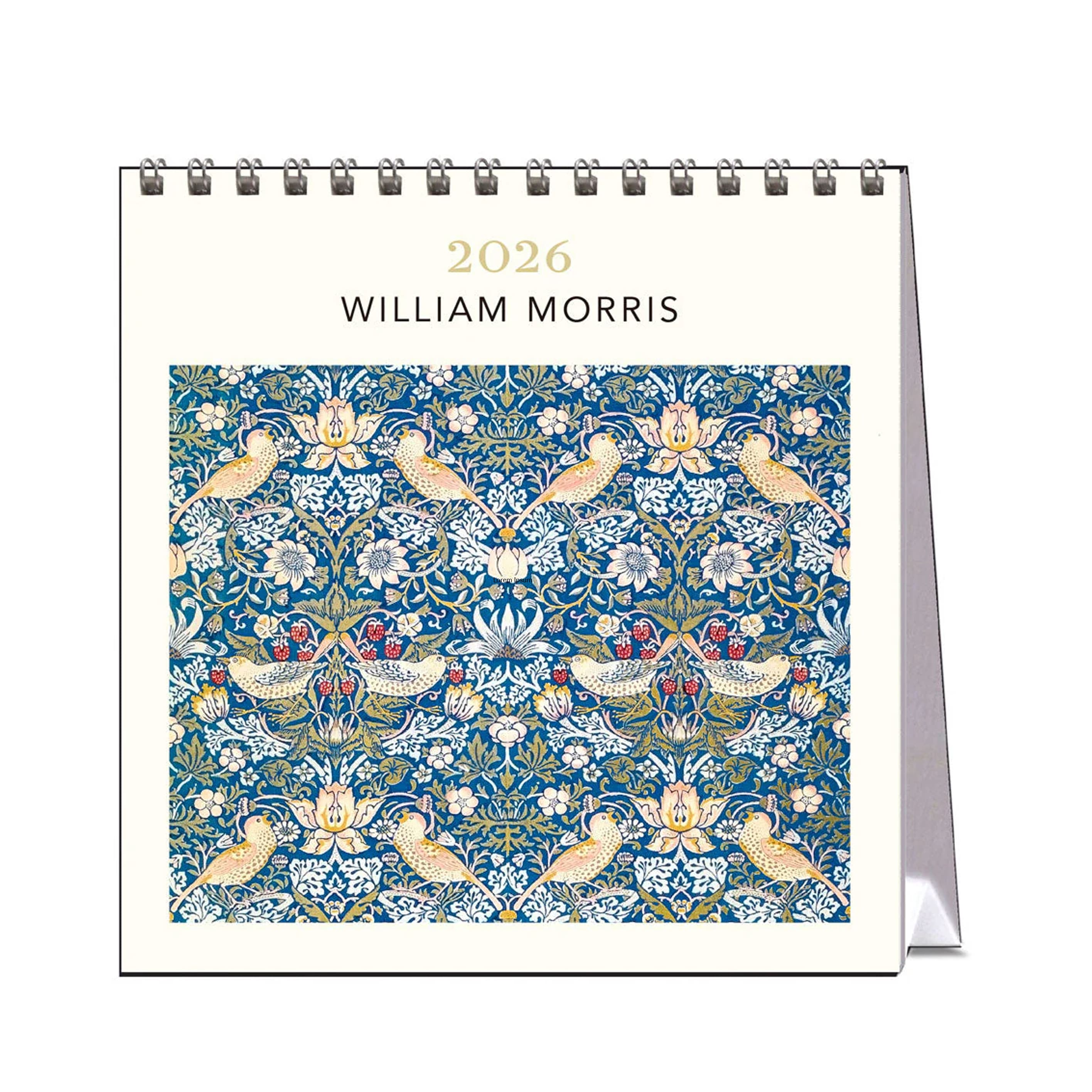 2026 Desk Calendar | William Morris | Vevoke