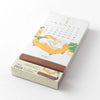 2026 Desk Calendar | Wooden Stand | Dog | Midori