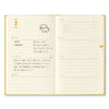 2026 Diary | Book Style | Dogs | Yellow | Midori
