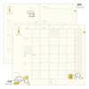 2026 Diary | Book Style | Dogs | Yellow | Midori