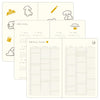 2026 Diary | Book Style | Dogs | Yellow | Midori