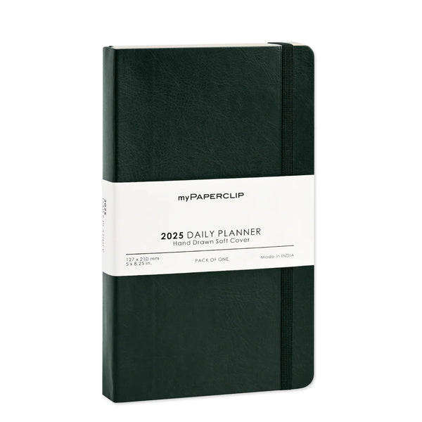 2026 Diary | Daily Planner | Vegan Cover | A5 Slim | myPaperclip | 5 COLOUR OPTIONS AVAILABLE
