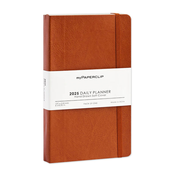 2026 Diary | Daily Planner | Vegan Cover | A5 Slim | myPaperclip | 5 COLOUR OPTIONS AVAILABLE