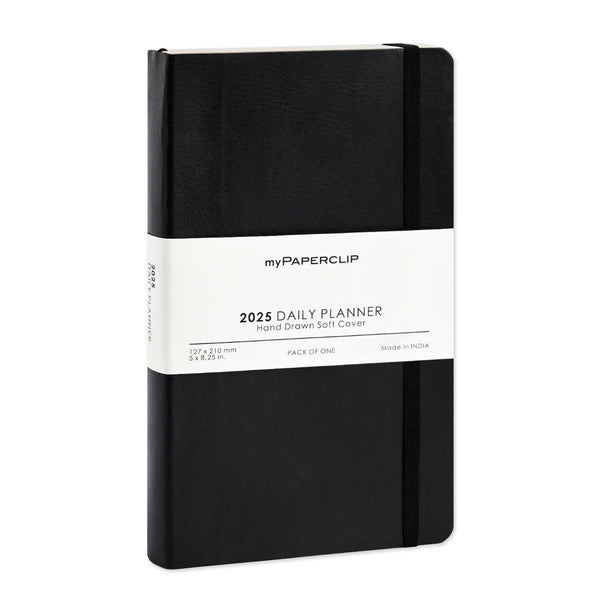 2026 Diary | Daily Planner | Vegan Cover | A5 Slim | myPaperclip | 5 COLOUR OPTIONS AVAILABLE