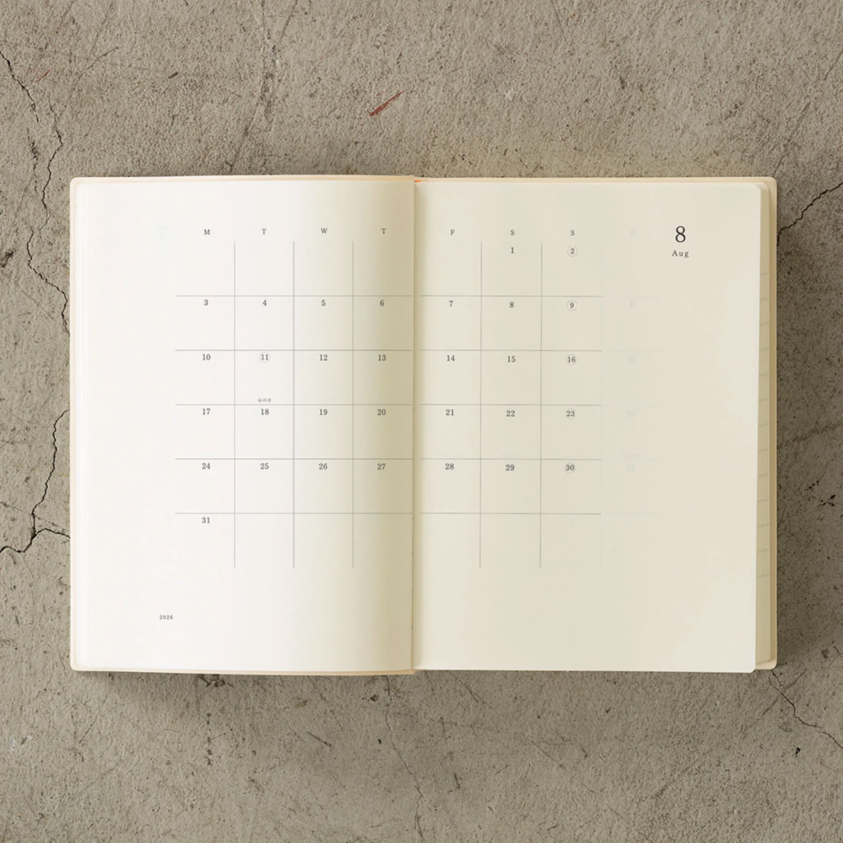 2026 Diary | 1 Day 1 Page | MD Paper | Midori | 2 SIZE OPTIONS AVAILABLE