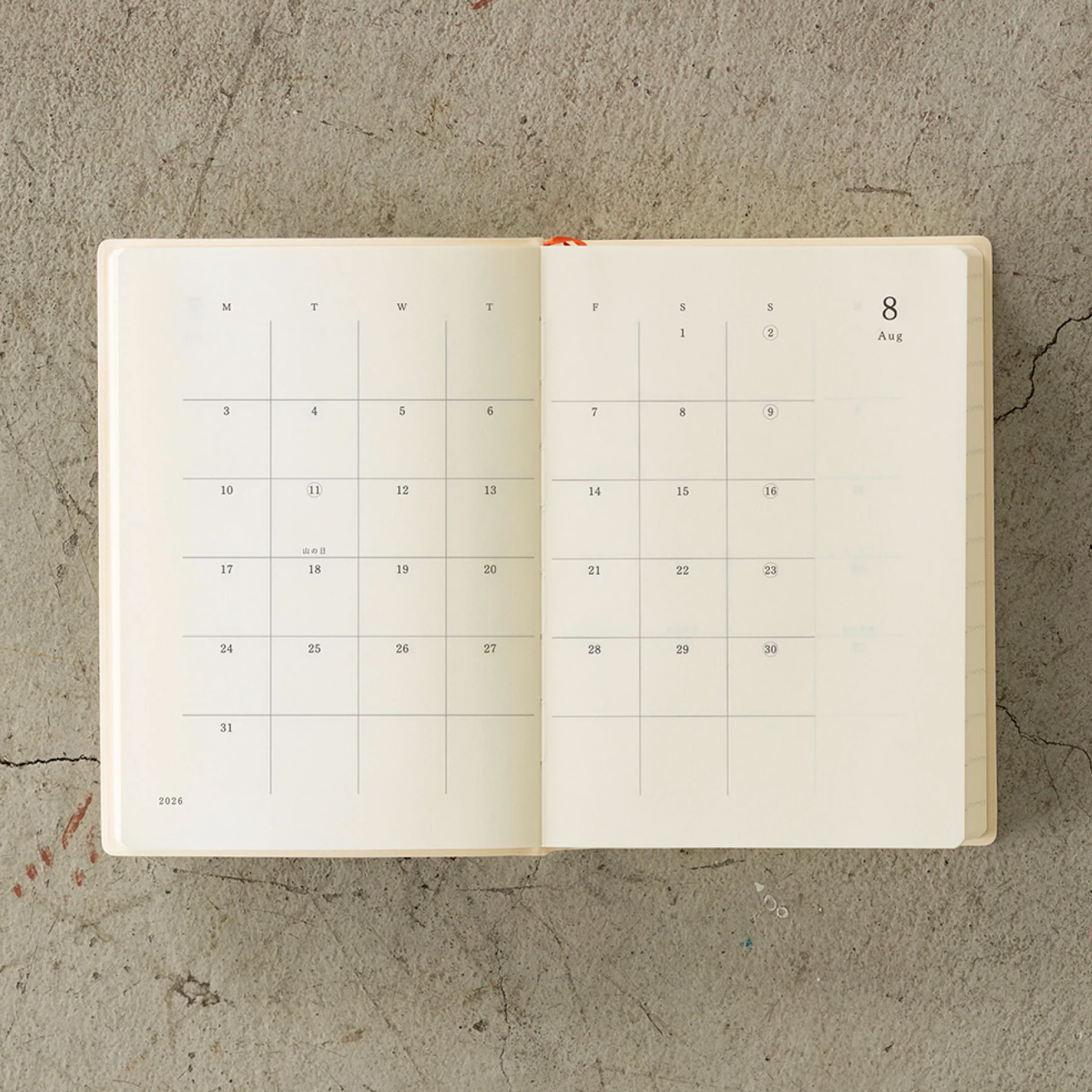 2026 Diary | 1 Day 1 Page | MD Paper | Midori | 2 SIZE OPTIONS AVAILABLE