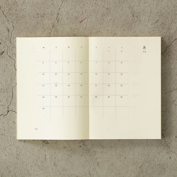 2026 Diary | Notebook Diary | Monthly  MD Paper | Midori | 3 SIZE OPTIONS AVAILABLE
