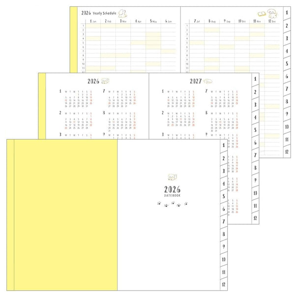 2026 Diary | Pocket Diary | Dog | Midori | 3 SIZE OPTIONS AVAILABLE