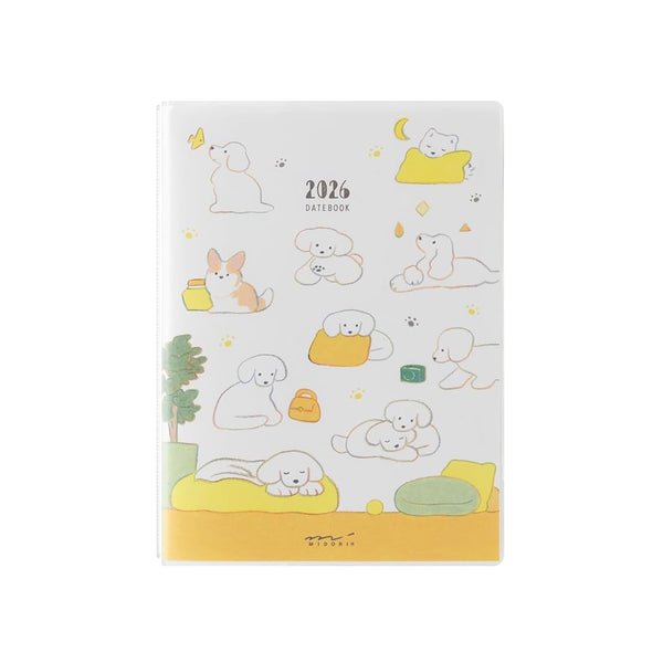 2026 Diary | Pocket Diary | Dog | Midori | 3 SIZE OPTIONS AVAILABLE