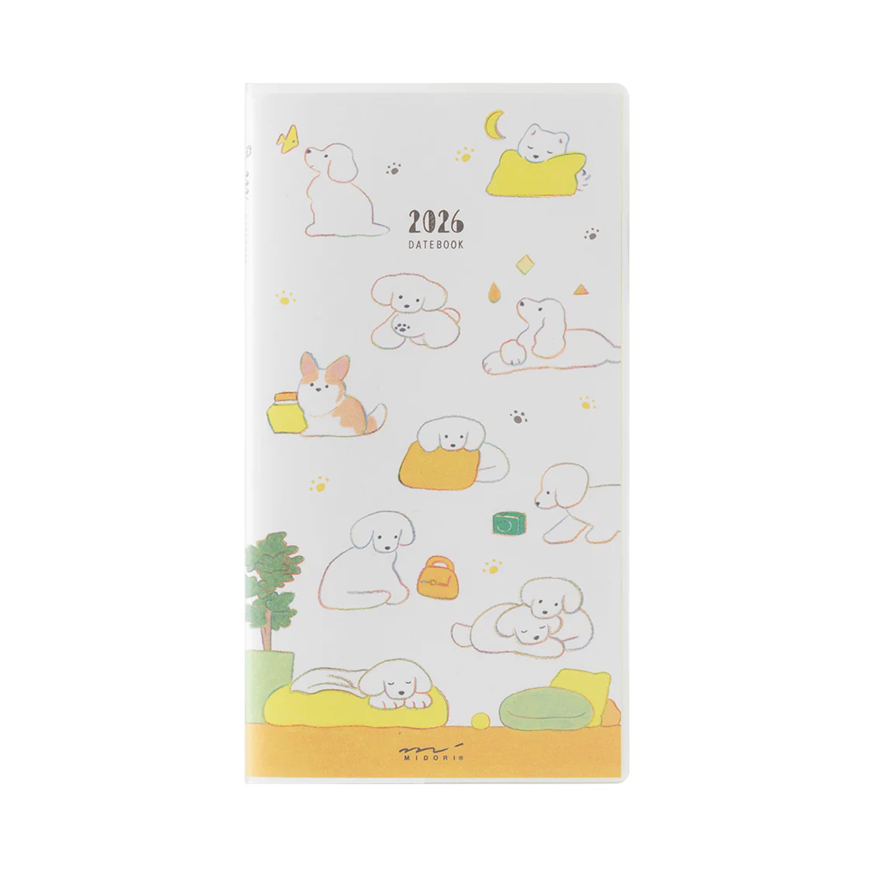 2026 Diary | Pocket Diary | Dog | Midori | 3 SIZE OPTIONS AVAILABLE