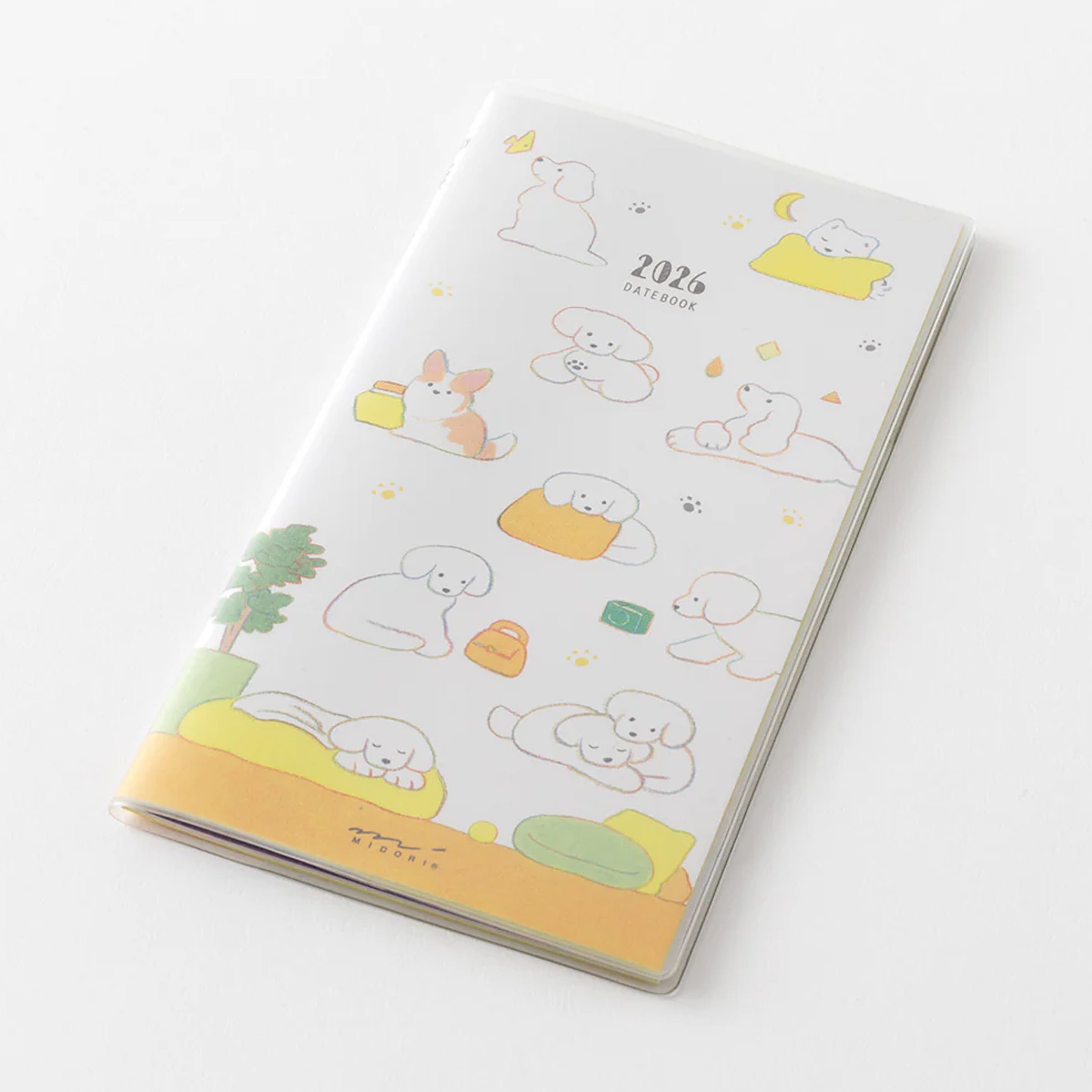 2026 Diary | Pocket Diary | Dog | Midori | 3 SIZE OPTIONS AVAILABLE