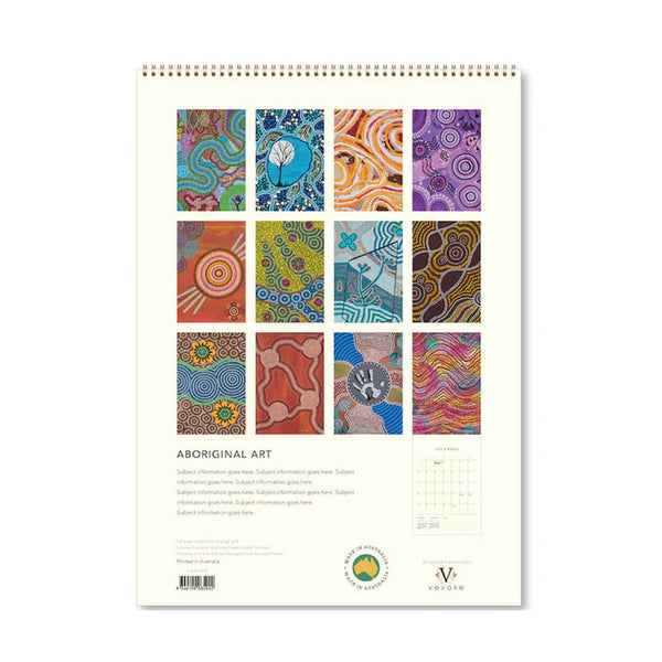 2026 Wall Calendar | Aboriginal Art | Vevoke