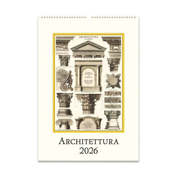 2026 Wall Calendar | Architecttura | Cavallini & Co.