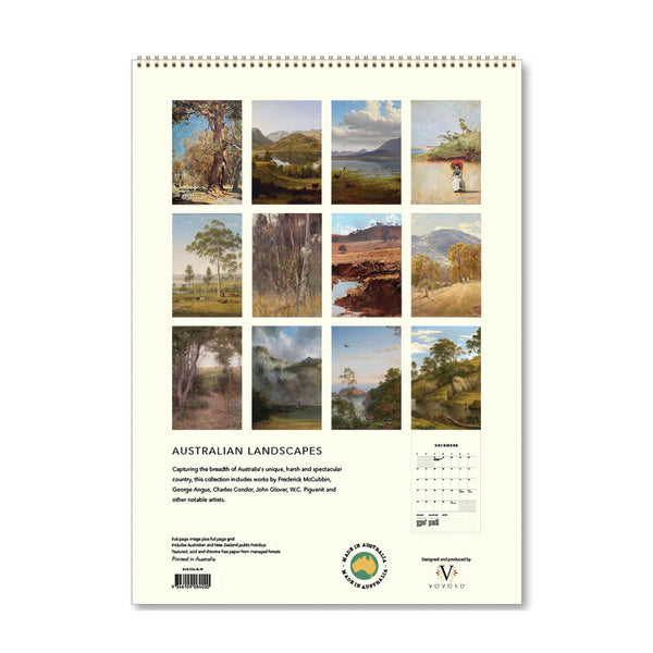 2026 Wall Calendar | Australian Lanscapes | Vevoke