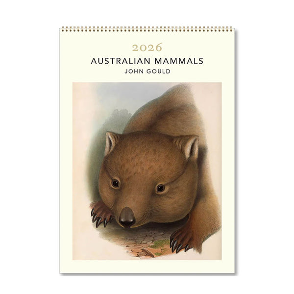 2026 Wall Calendar | Australian Mammals John Gould | Vevoke