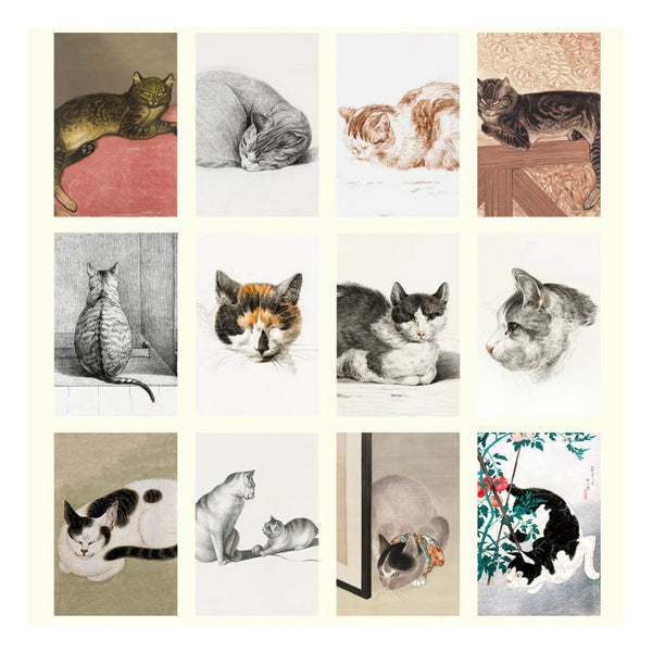 2026 Wall Calendar | Cat Drawings | Vevoke