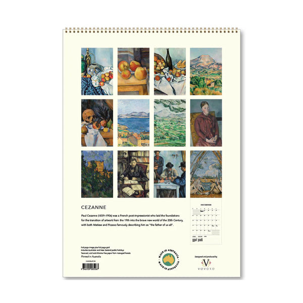 2026 Wall Calendar | Cezanne | Vevoke