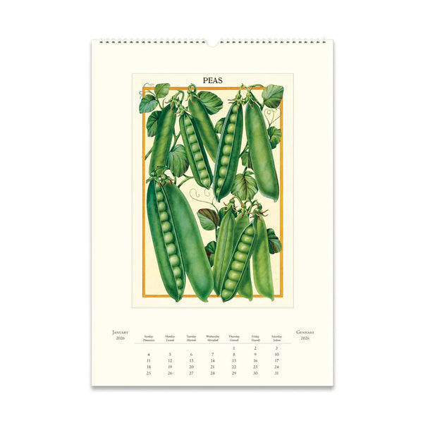 2026 Wall Calendar | Farmer's Market | Cavallini & Co.