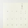 2026 Wall Calendar | Folded | MD Paper | Midori | 3 SIZE OPTIONS AVAILABLE