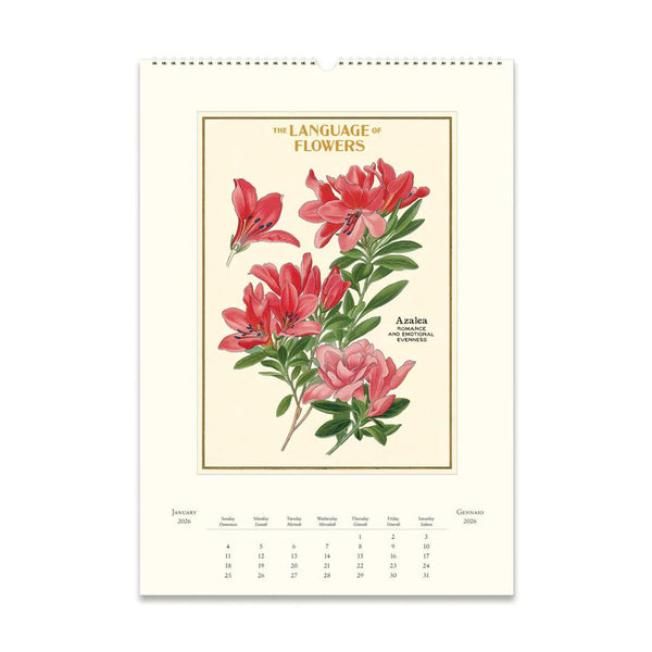 2026 Wall Calendar | Language Of Flowers | Cavallini & Co.