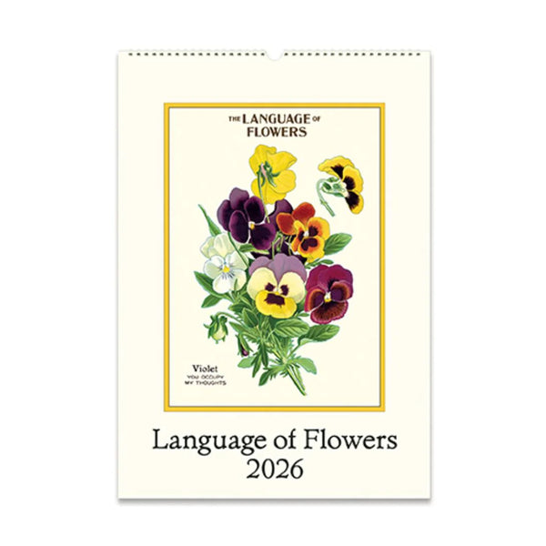 2026 Wall Calendar | Language Of Flowers | Cavallini & Co.