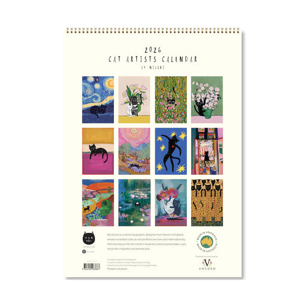 2026 Wall Calendar | Niaski | Vevoke