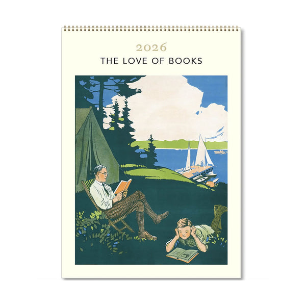 2026 Wall Calendar | The Love of Books | Vevoke