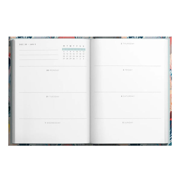 2026 Diary| Gouache Floral | Kaleido | 2 SIZE OPTIONS AVAILABLE