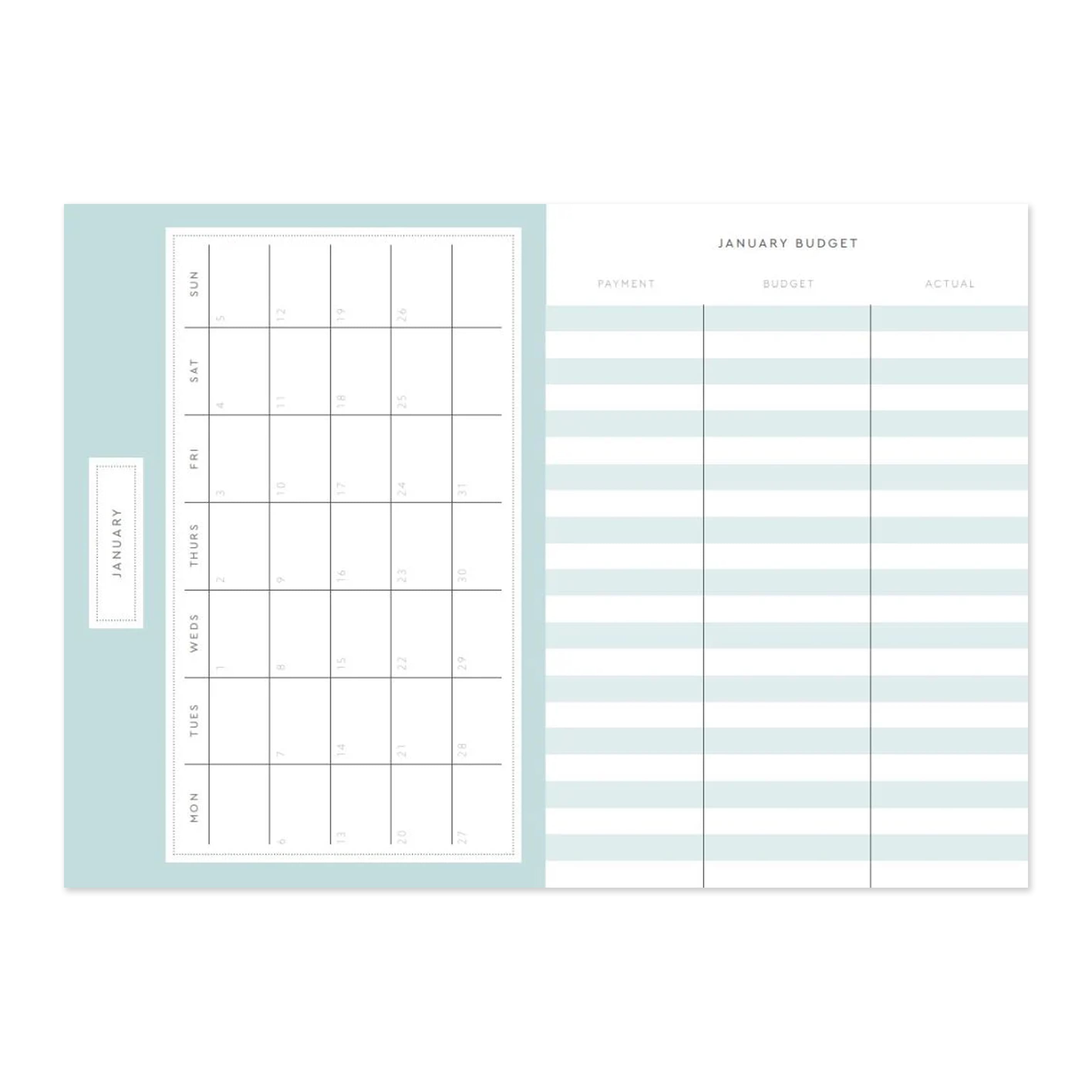 2026 Diary| Gouache Floral | Kaleido | 2 SIZE OPTIONS AVAILABLE