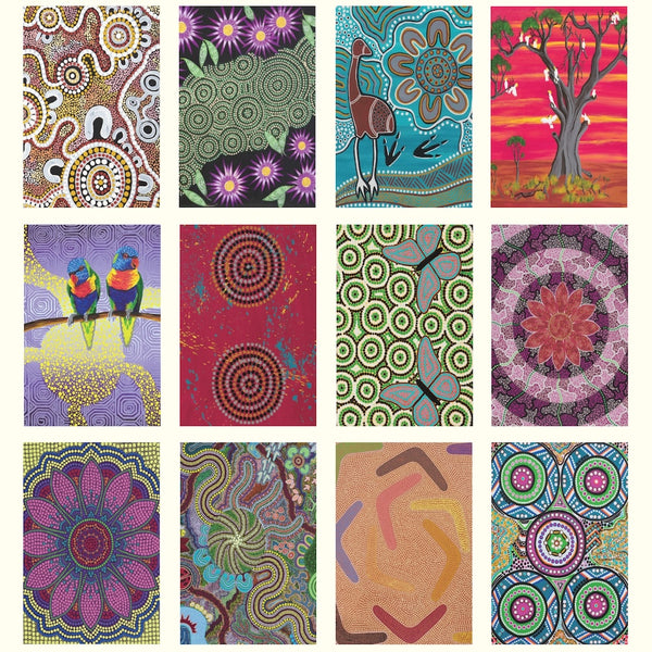 2027 Desk Calendar | Aboriginal Art | Vevoke