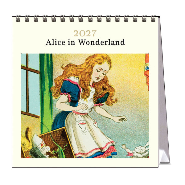 2027 Desk Calendar | Alice In Wonderland | Vevoke