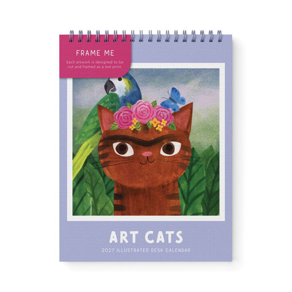 2027 Desk Calendar | Art Cats | Ohh Deer