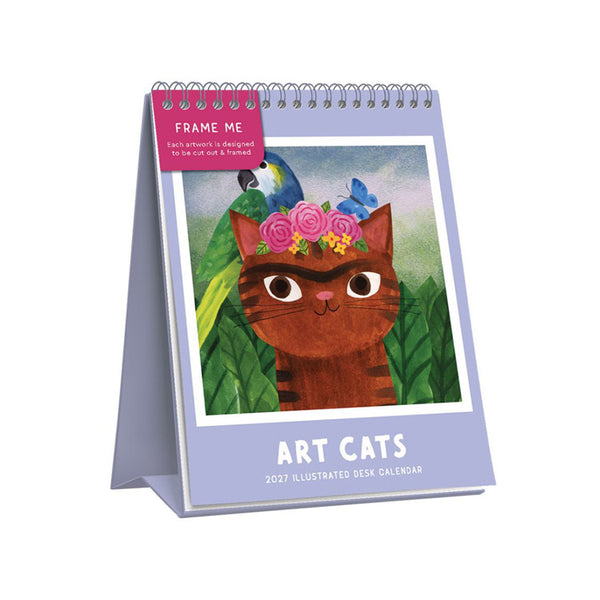 2027 Desk Calendar | Art Cats | Ohh Deer