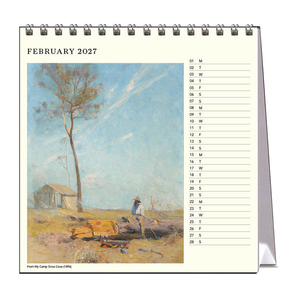 2027 Desk Calendar | Arthur Streeton | Vevoke