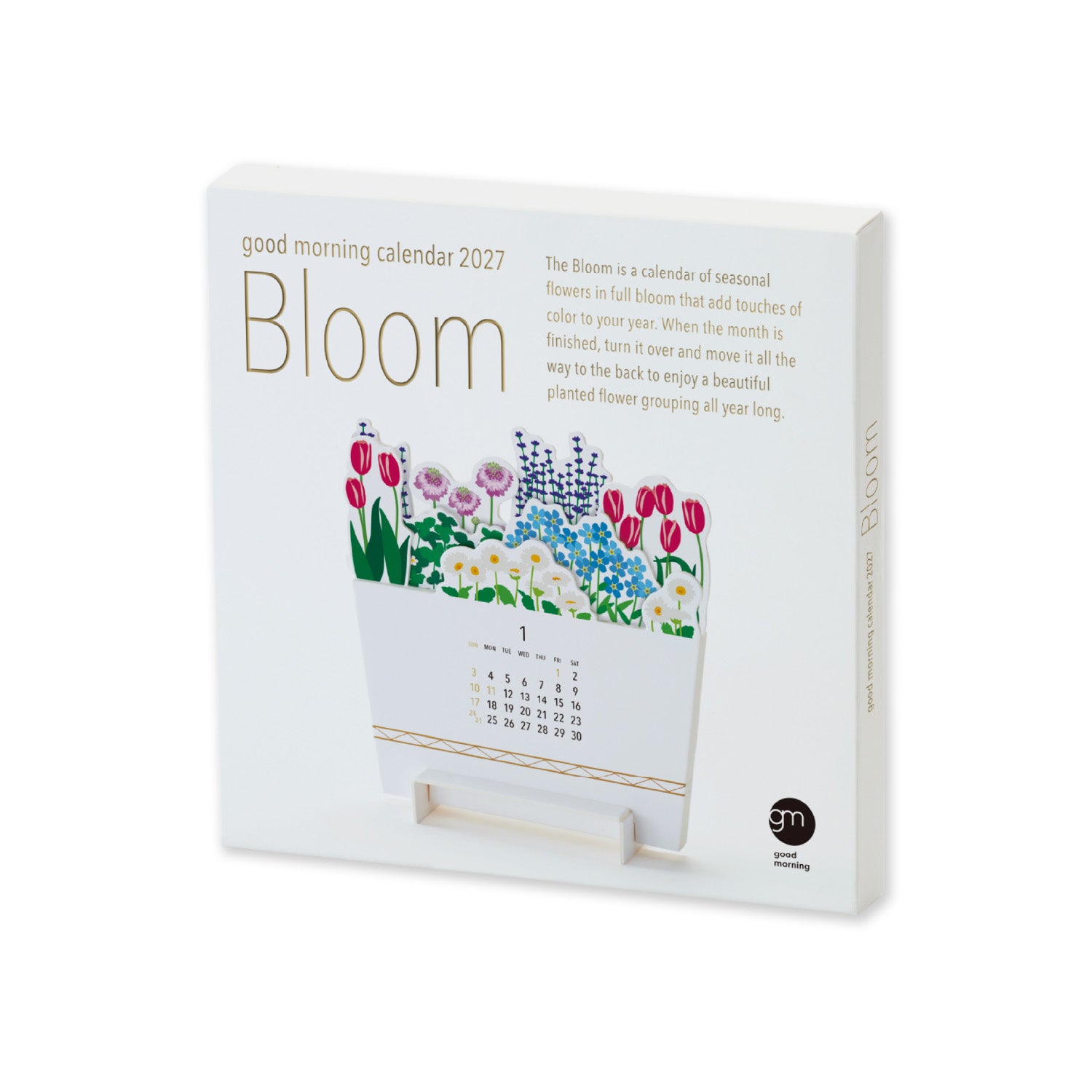 2027 Desk Calendar | Bloom | Good Morning