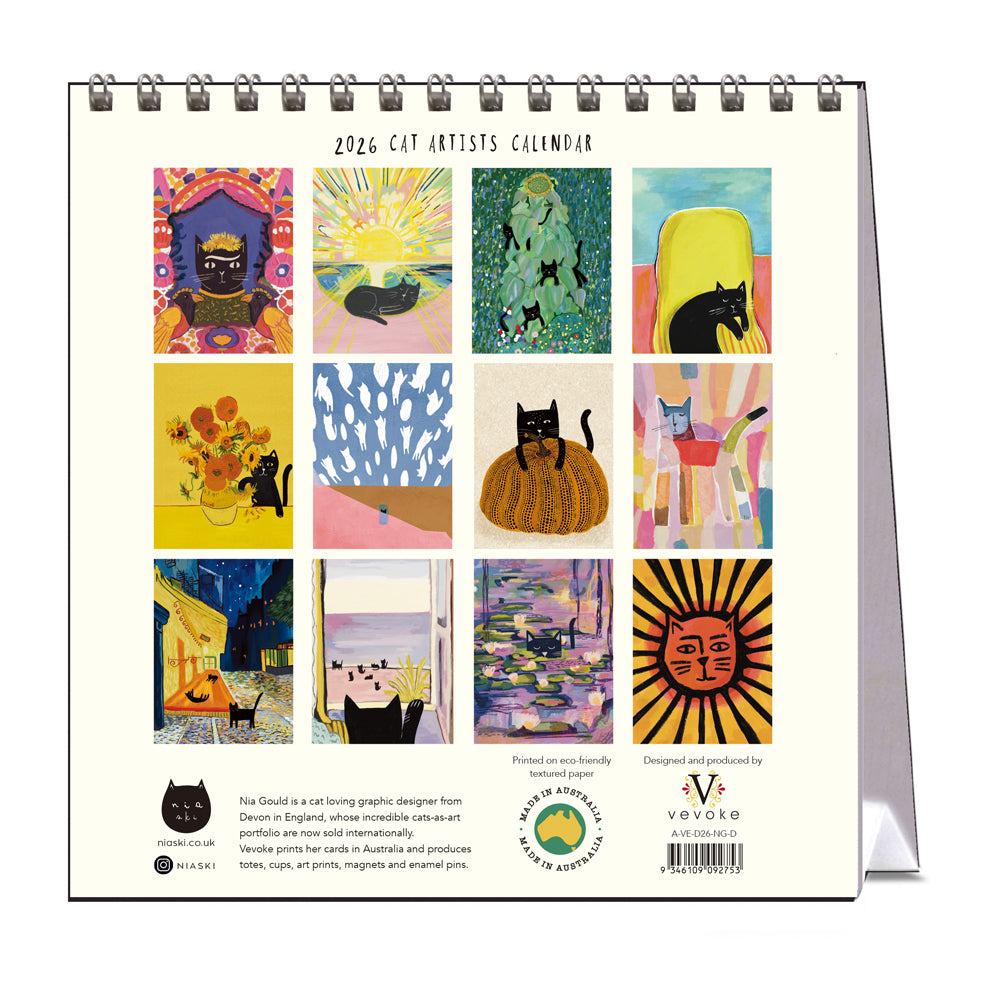 2027 Desk Calendar | Niaski | Vevoke