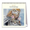 2027 Desk Calendar | Cat Drawings | Vevoke
