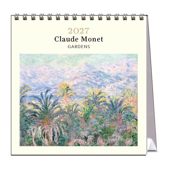 2027 Desk Calendar | Monet's Garden | Vevoke
