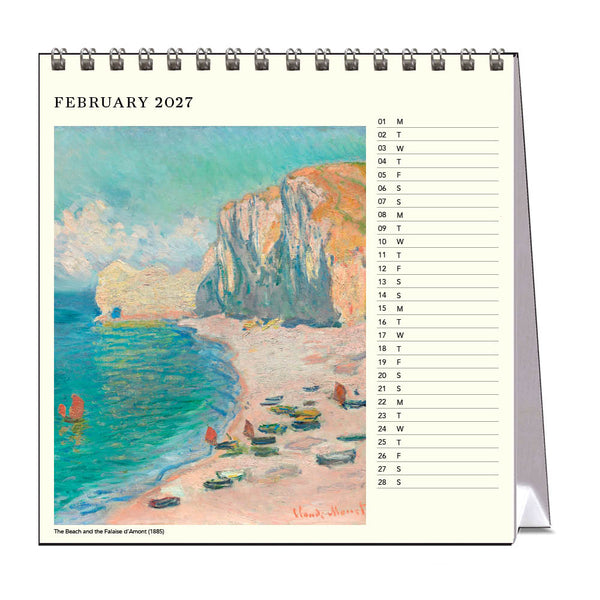 2027 Desk Calendar | Claude Monet | Vevoke