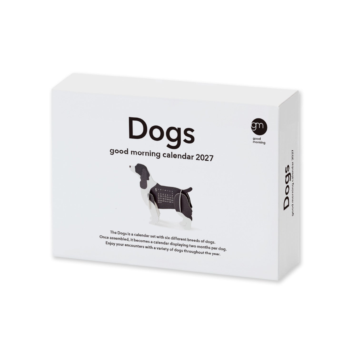 2027 Desk Calendar | Dogs | Good Morning