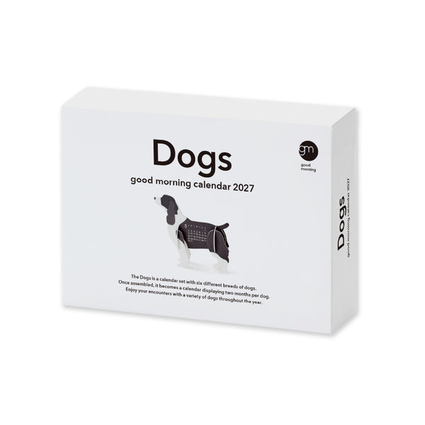 2027 Desk Calendar | Dogs | Good Morning