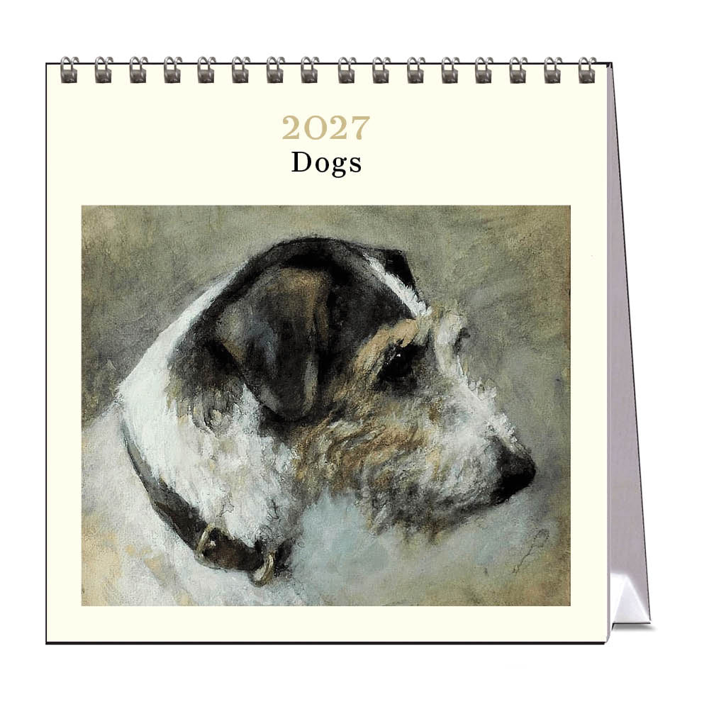 2027 Desk Calendar | Dogs | Vevoke