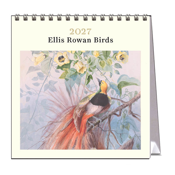 2027 Desk Calendar | Ellis Rowan Birds| Vevoke
