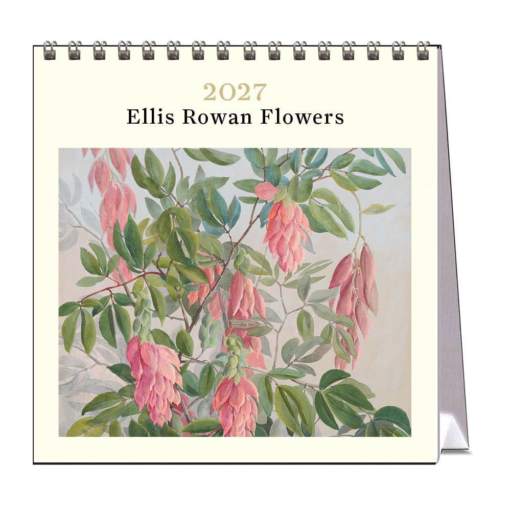 2027 Desk Calendar | Ellis Rowan Flowers | Vevoke