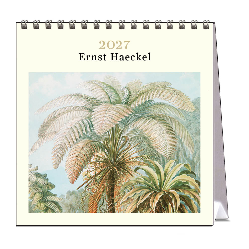 2027 Desk Calendar | Ernst Haeckel | Vevoke