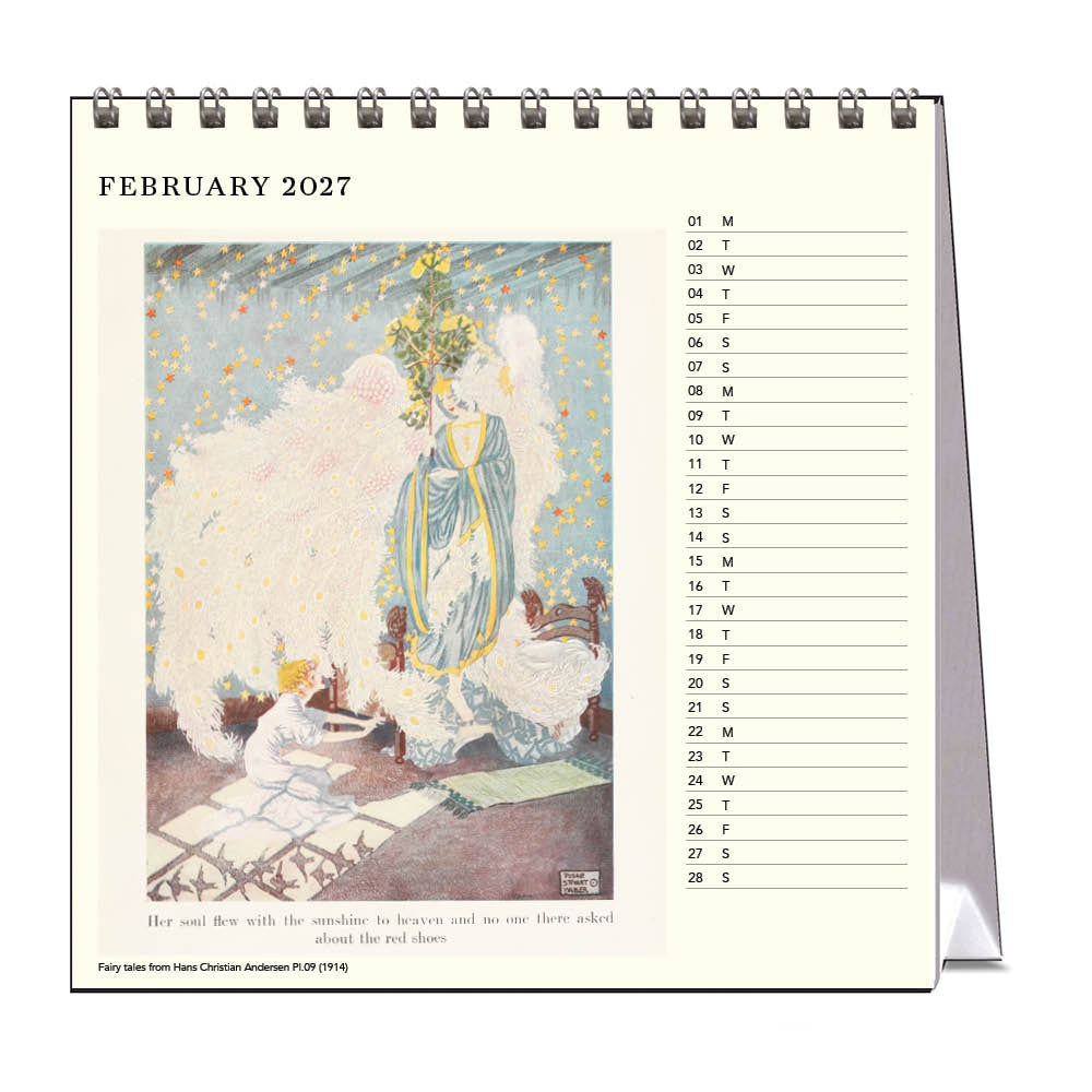2027 Desk Calendar | Hans Christian Anderson | Vevoke