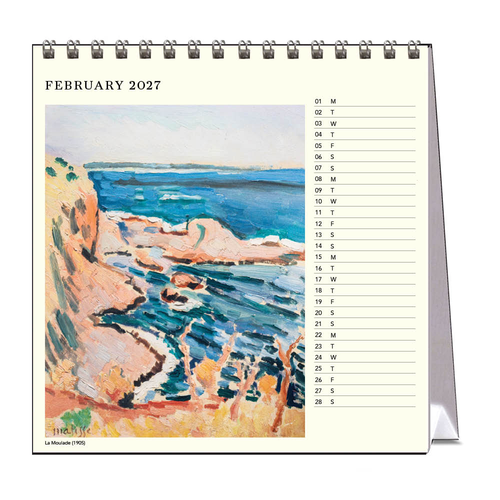 2027 Desk Calendar | Henri Matisse | Vevoke